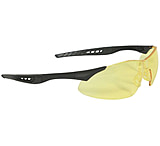 Image of Radians Rock X-Treme Anti-Fog Shooting Glasses Amber Lens Black Frame RK1-41CS