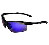 Image of Radians S&amp;w Performance 12-pack Shoot Glasses Black Frame Blue Lens