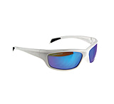 Image of Radians S&amp;W SW103 Performance Eyewear Blue Mirror Lens Gloss White Frame SW103-70C