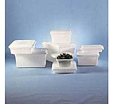 Image of Rubbermaid Storage Containers, Polyethylene, Rubbermaid 3510-00-WHT Lids