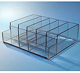 Image of S-Curve Technologies Dispenser 8 Comprtmnts Acrylic BD-5300