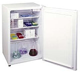 Image of Panasonic Healthcare Signature Compact Laboratory Refrigerators, 1 to 10°C VR-L4110WSEC Compact Laboratory Refrigerator With Hasp Lock