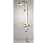 Image of Speakman Safety Shower and Eye/Face Washes, Speakman SE-603 With Galvanized Steel Stanchion