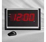 Image of Sper Scientific Red Led Wall Clock 810010