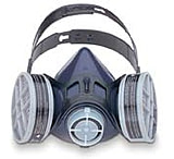 Image of Sperian Personal Protective Equipment 1/2 Mask Prem OV/N95 T-SER Sm 311110