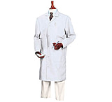 Image of Superior Uniform Unisex Microstat ESD Lab Coats, WORKLON 424-L White Short Coats