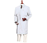 Image of Superior Uniform Unisex Microstat ESD Lab Coats, WORKLON 473-S Blue Knee-Length Coats