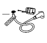 Image of Thetford 19289 Chrome Hand Spray Kit Water Saver Option Only