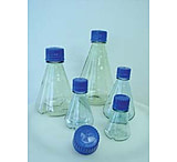 Image of Triforest Erlenmeyer Flasks, Polycarbonate, Sterile FPC0125S Flat Base