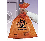 Image of Tufpak Autoclavable Biohazard Bags, 2.0 mil 14220-054 Orange Bags With Indicator, Case of 100