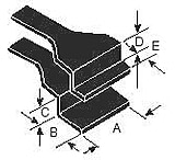 Image of Uni-Fit Tweezer F/6"WAFER 5-1/8 191-6T-SA