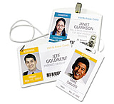 Image of United Stationers Badge Hld Clip 100 Clr Bx100 AVE2923