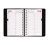Image of United Stationers Book Appt Daily 8x5 Bk REDCB800BLK