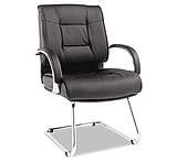 Image of United Stationers Chair Guest Lthr Bk/chm ALERV43LS10C