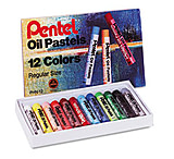 Image of United Stationers Crayon Oil Pastel Ast St50 PENPHN50