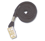 Image of United Stationers Lanyards Neck Hook 24 Bk Bx24 AVT75404