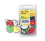 Image of United Stationers Tag Key Mtl Rim Ast Pk50 AVE11026