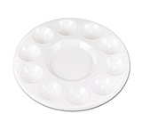 Image of United Stationers Tray Round Paint 10pk Wht CKC5924