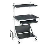 Image of United Stationers Workstation Tsk Adj Ht Bk BLT42551