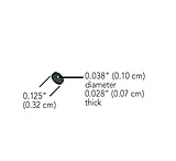 Image of Upchurch Frit Ss .038X.125 .5UM C-128-31