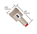 Image of Upchurch Valve Chk Outlt 1/4-28ZAL Orng CV-3301