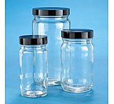 Image of VWR AC Medium Round Bottles, Clear, Wide Mouth VW5710448B Bottles Only