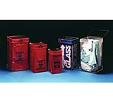 Image of VWR Acrylic Waste Containers WB-500WH Floor Models Tall Waste Box Holder With Wheels