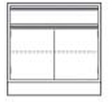 Image of Vwr Base Unit 2DR/DWR 42X22X36 E40M3742-03