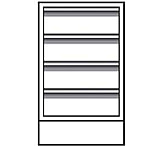 Image of Vwr Base Unit 4 Dwr 18X22X30 CFD-1302-10