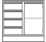 Image of Vwr Base Unit DR/4DWR 48X22X36 CFE-2458-12