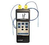 Image of VWR Double Thermometer with Computer Output 4137 Double Thermometer
