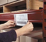 Image of VWR Large Shelf Label Holders APX-35 Self-Adhesive Holders