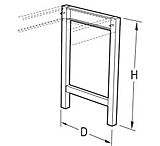 Image of Vwr Leg Assembly Au 28X36 CFA-228-00