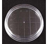 Image of VWR Petri Dishes, Contact Plate, Sterile 3586 Convex Bottom, Outside Grid