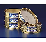 Image of VWR Testing Sieves, 8 Brass Frame, Stainless Steel Wire Cloth 170BS8H Half Height