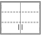 Image of Vwr Wall Unit Swg 48X30X12 3/4 CFW25M3048