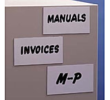 Image of VWR Write-On/Wipe-Off Magnetic Shelf Label Rolls MX-300