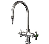 Image of Watersaver Faucet Deck Mnt Mixing 6" Swing Gn L412