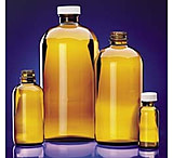 Image of Wheaton Bottle Bos Rnd Amber 8OZ CS12 W216839