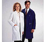 Image of White Swan Unisex Polyester/Cotton Lab Coats, White Swan-Meta 6116-11-L