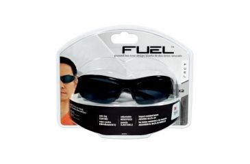 Image of 3M Fuel X2 High Safety Eyewear,Glossy Black Frame,Gray Lens 90878-80025
