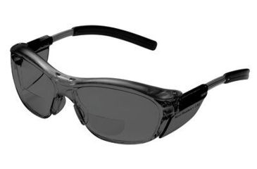 Image of 3M Nuvo Reader Protective Eyewear 11500-00000-20, Gray Lens, Gray Frame, +1.5 Diopter, 20 EA/Case
