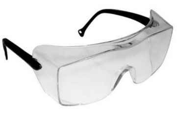 Image of 3M Ox 1000 Black TE/CLEAR Lens 12163-00000-20, Case