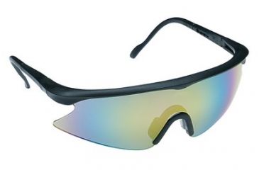 Image of 3M Safety Eyewear,Black Frame/Mirror Lens,Ea 90786-80025