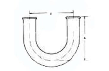 Image of Ace Glass Laboratory Glassware and Equipment 1/2IN U Bend 8849-03