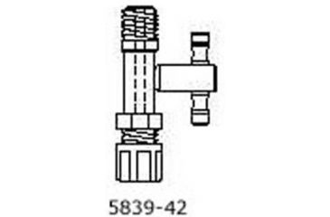 Image of Ace Glass Laboratory Glassware and Equipment 1/4''MPT-1/4''OD Tube Valve 5839-42