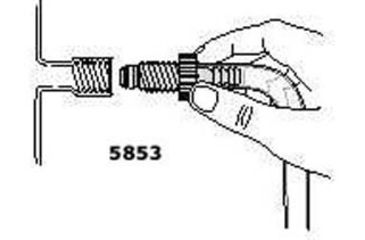 Image of Ace Glass Laboratory Glassware and Equipment #11-3/8'' Glass Adapter 5853-50
