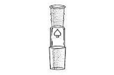 Image of Ace Glass Laboratory Glassware and Equipment 14/35-19/38 Adapter Red 5000-23