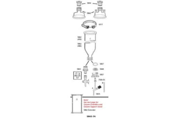 Image of Ace Glass Laboratory Glassware and Equipment 15-25MM Ptfe Coupling 5843-62