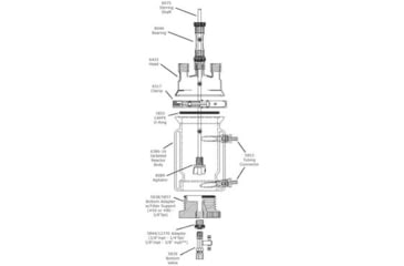 Image of Ace Glass Laboratory Glassware and Equipment 150ML Jktd Pres Reac ''C'' 6386-107